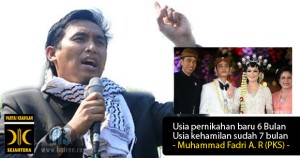 Seorang kader PKS bernama Muhammad Fadri A R