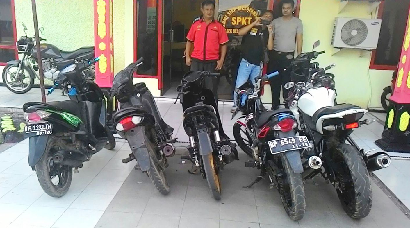 Tak Dapat Tunjukan Kelengakapan Dokumen, Polsek Belakang Padang Amankan Lima Motor