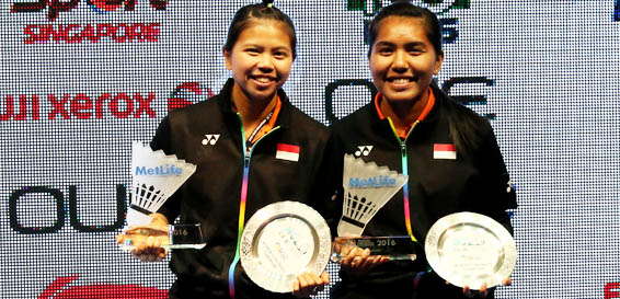 Tanpa Keluar Keringat,Greysia/Nitya Rebut Titel Juara