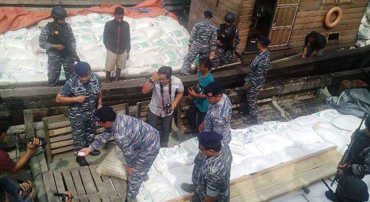 lantamal tangkap beras batam