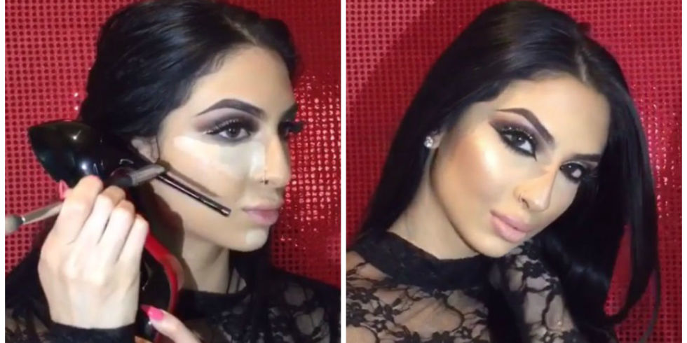 Unik, Beauty Blogger ini Pakai Sepatu Sebagai Alat Makeup