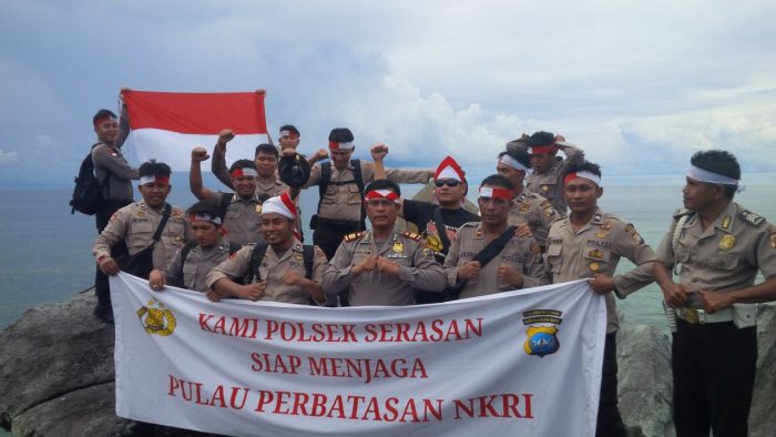Kekompakan Polsek Serasan Natuna Menjaga Pulau Terluar