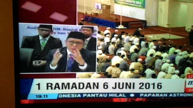 Malam Ini Tarawih, Pemerintah Tetapkan 1 Ramadhan Senin 6 Juni 2016