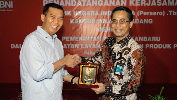 Pemko Pekanbaru Manfaatkan BNI untuk Salurkaan Gaji dan Kredit Usaha