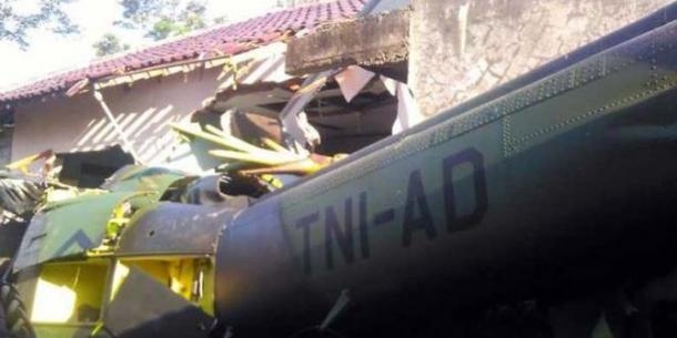 Evakuasi Helikopter HA-5073 yang Jatuh di Sleman Tuntas