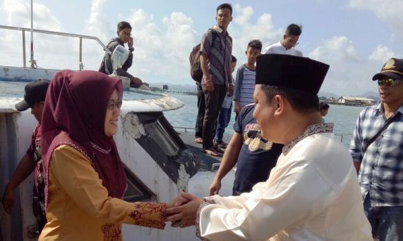 Jalin Silahturahmi, Camat Bungguran Barat dan Wabup Natuna Halal bi Halal