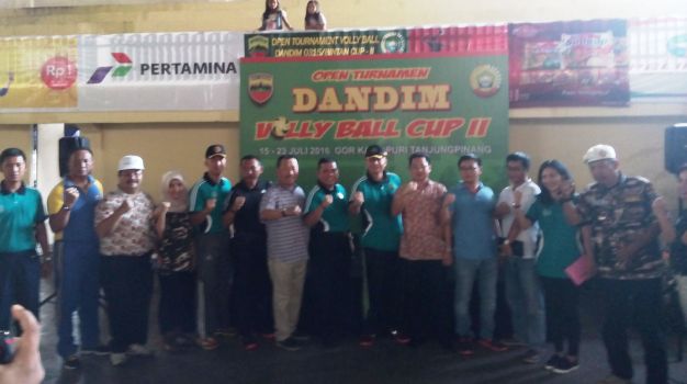 Dandim 0315 Bintan Kecewa atas Ketidak Disiplinan Atlit Volly Ball