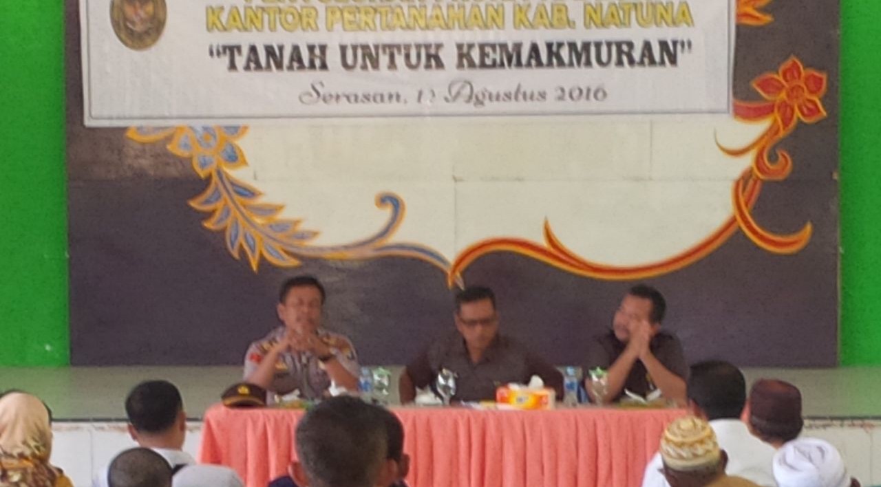 BPN Natuna dan Polsek Serasan