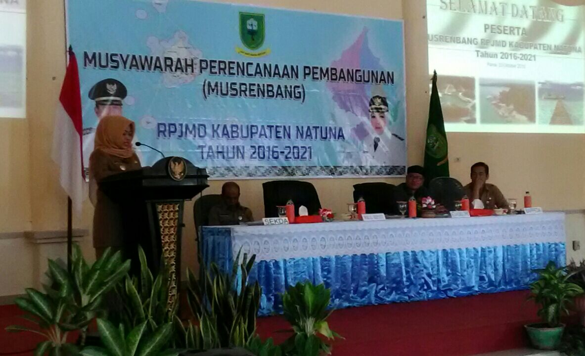 Inilah Daftar Program Pembangunan Pemkab Natuna 5 Tahun Mendatang