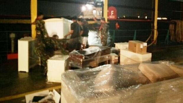 WFQR-4 TNI Gagalkan Penyeludupan Barang dari Kapal Tanker ke Speed Boat