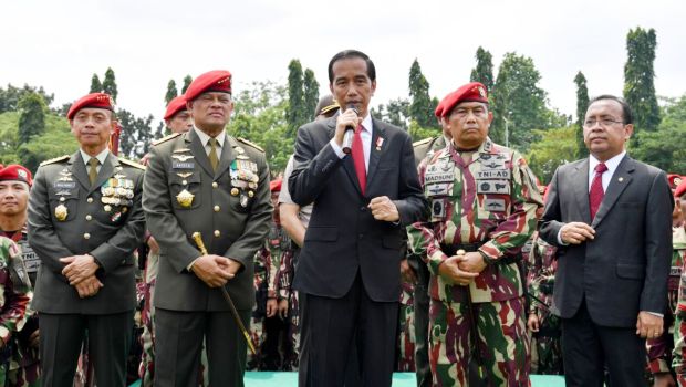 Jokowi: Perwira dan Prajurit Kopassus Jadi Perekat Kemajemukan di Indonesia