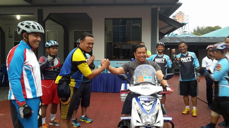 Pomal Lantamal IV Tanjungpinang Tuan Rumah Fun Bike