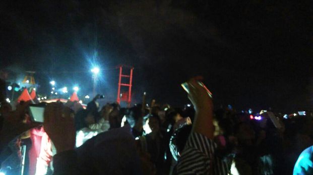Kembang Api di Tahun Baru Tanjungpinang