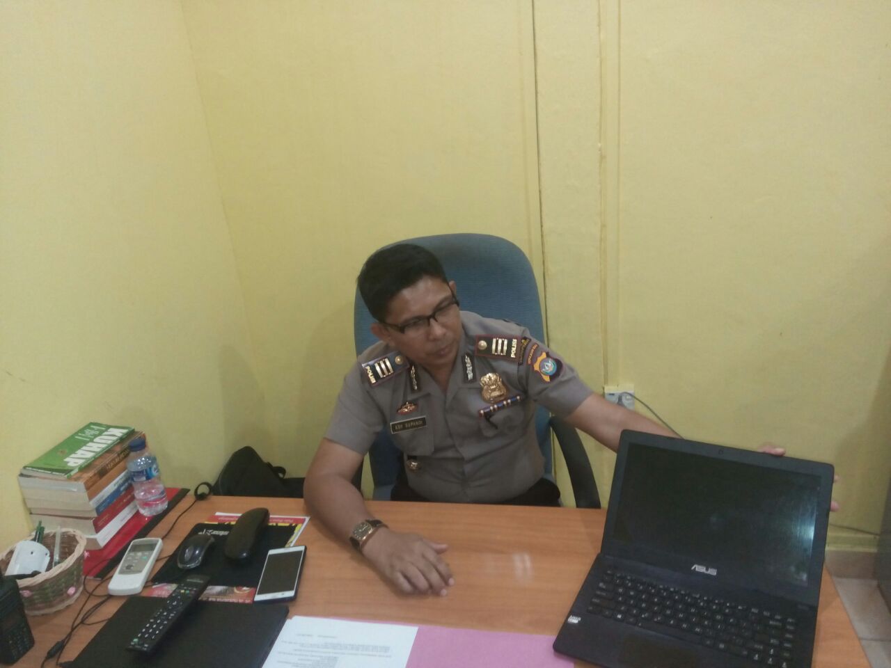 Penjual Kacamata Curi Laptop Pegawai DPRD Kota Tanjungpinang