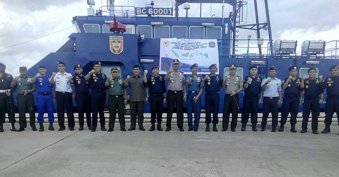 Bea Cukai Libatkan 17 Kapal dalam Operasi Patroli Laut Jaring Sriwijaya 2017