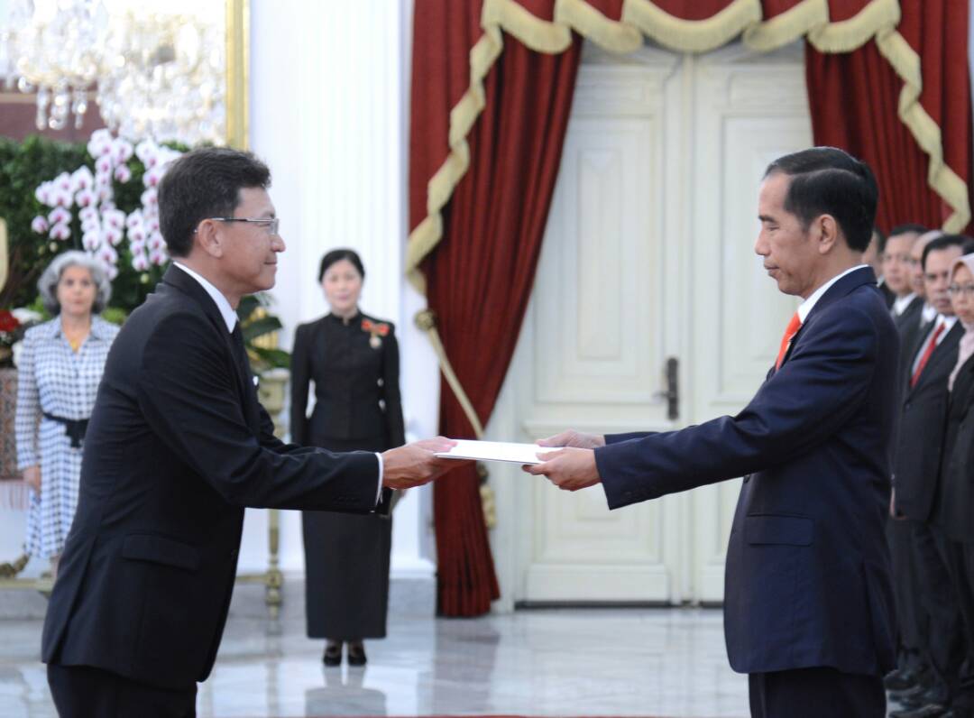 Presiden Jokowi Terima Surat Kepercayaan dari 5 Duta Besar Negara Sahabat