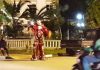 Video Aksi Robot Transformer di Simpang Batam Centre Sambut Ramadhan