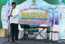 Buka Bersama Gubernur dengan Yatim Duafa Baznas dan Marbot Masjid