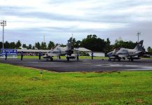 Pangkalan TNI AU Raden Sadjad Natuna Gelar Operasi Lintas Elang Tempur