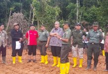 Danrem 033/WP dan Wabup Tinjau Lahan Marko Kodim dan Sawah di Lingga