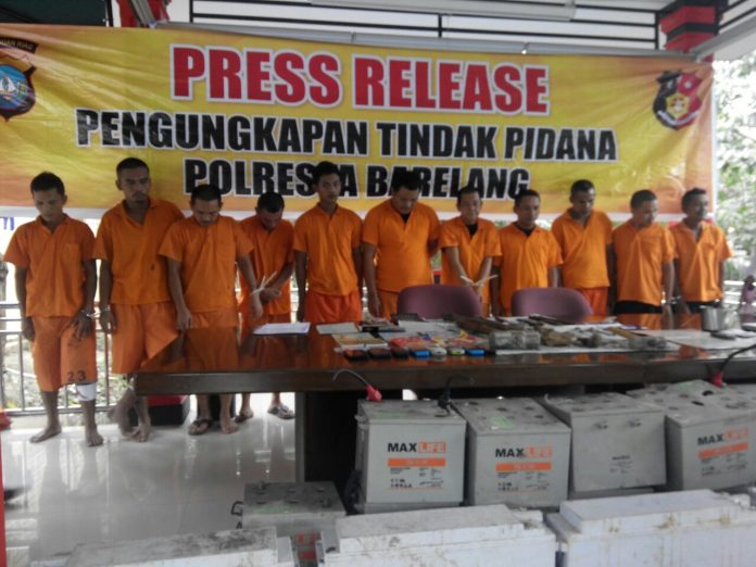 Polertsa Barelang Batam Publish Pelaku Pencurian 38 unit BTS Baterai Tower Telkomsel _ warta kepri