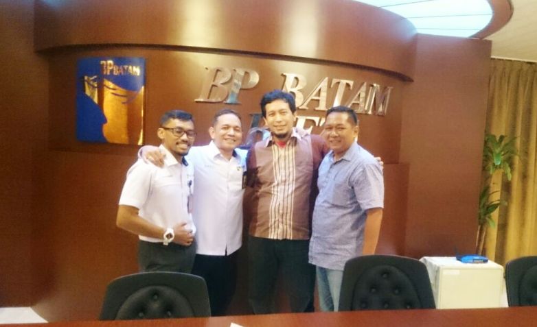 Redaksi WartaKepri.co.id Silahturahmi dan Disambut Baik Pejabat BUBU Hang Nadim Batam