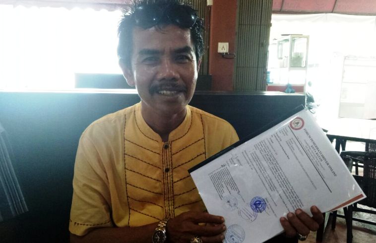 Dirut PT Diva Citra Sejati yang telah mengurus izin administrasi ke Dinas Penanaman Modal Satu Pintu Terpadu