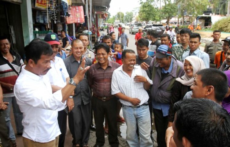 Dalam Masa Pembangunan Pasar Induk Jodoh 50 Pedagang Dipindahkan Wartakepri, Rudi didatangi para pedagang pasar jodoh
