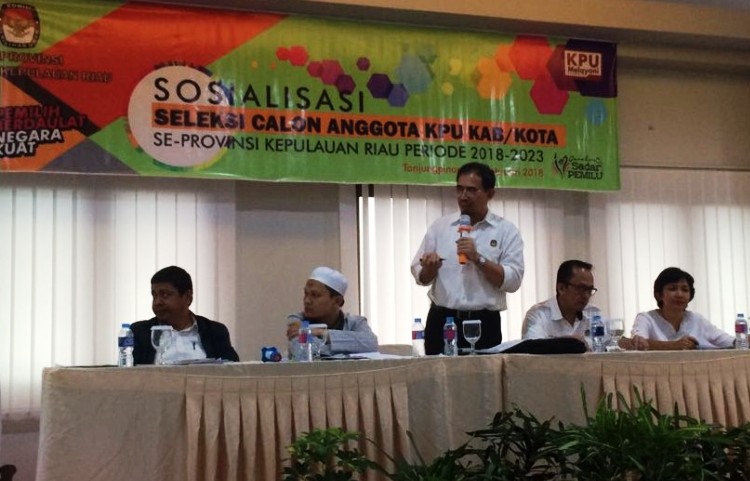 H-1, Telah 93 Pelamar Daftar Anggota KPU Kabupaten dan Kota di Kepri