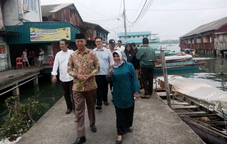 Warga Pelantar dan KUD Tanjungpinang Antusias Sambut Pasangan SABAR