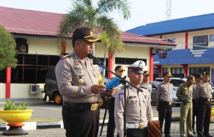 Kapolres Karimun AKBP Agus Fajaruddin Apel persiapan Razia Operasi Simpati 2018 Wartakepri, Apel razia simpatik 2018 Karimun