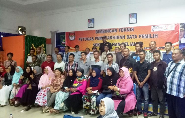 PPS Belian Bimtek 154 orang Panitia Pemutakhiran Data Pemilih Untuk Pemilu 2019