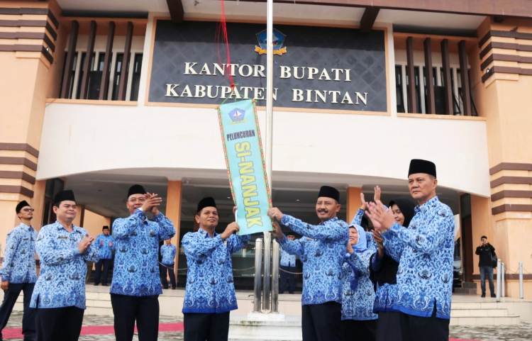 Hari Lahir Pancasila, Pemkab Bintan Luncurkan “Si Nanjak” Aplikasi Pajak PBB dan Reklame
