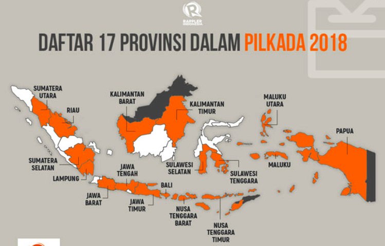 Inilah Daftar Gubernur Terpilih Pilkada 2018 Wilayah KALIMANTAN dan SULAWESI Versi QC