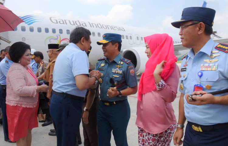 Dantamal IV Sambut Kedatangan Wagub Lemhannas RI