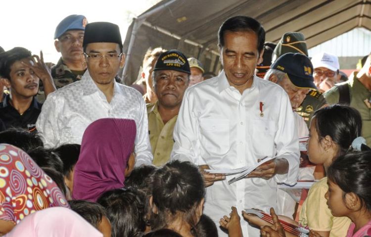Korban Gempa Lombok Dipastikan Presiden Jokowi Dapat Bantuan Rp 50 Renovasi Rumah