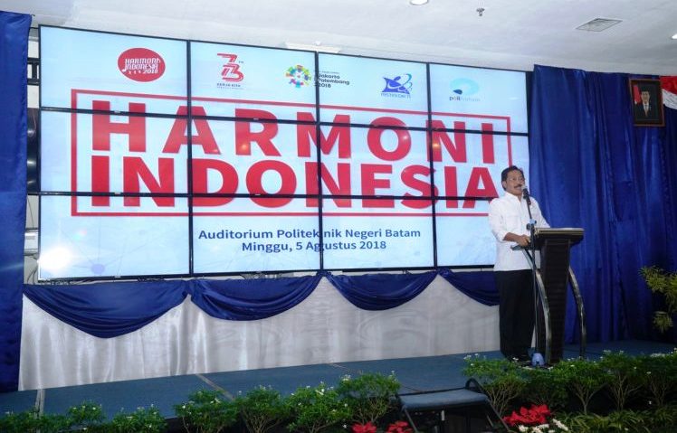 Gubernur Nurdin berharap Harmoni Indonesia 2018, Momentum menyambut Hari Kemerdekaan ke-73