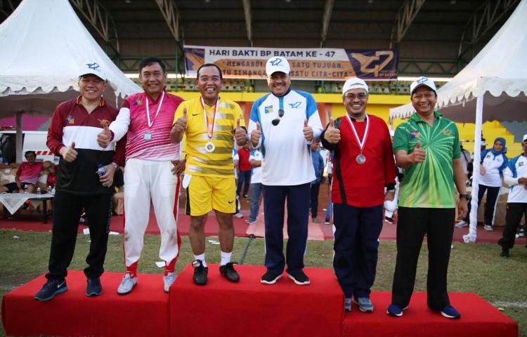 Kekompakan Ketua dan Deputi dalam Pembukaan Bulan Bakti BP Batam ke 47 di Temenggung Mukakuning