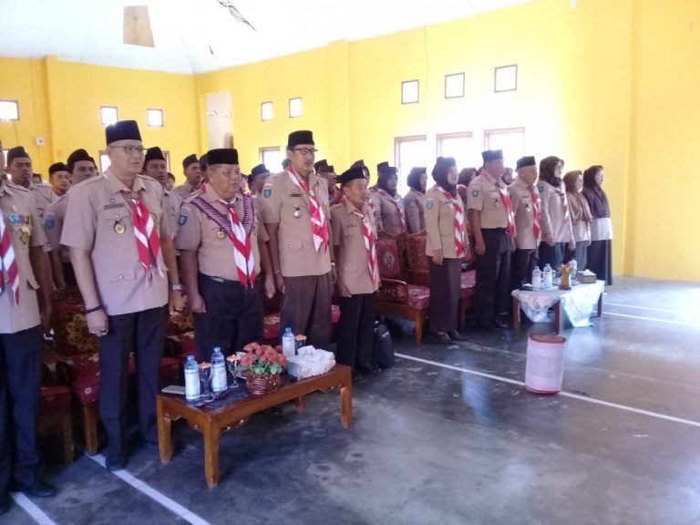 Sekda Natuna Membuka Pelatihan Kursus Pembina Pramuka Tingkat Lanjutan