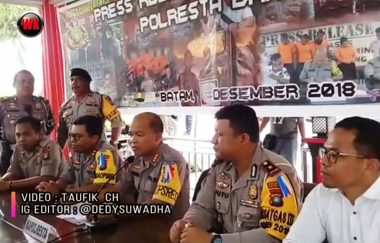 WKTV Himbauan Polresta Barelang yang Ingin Rayakan Tahun Baru 2019, Cek Kendaraan Sebelum Pergi