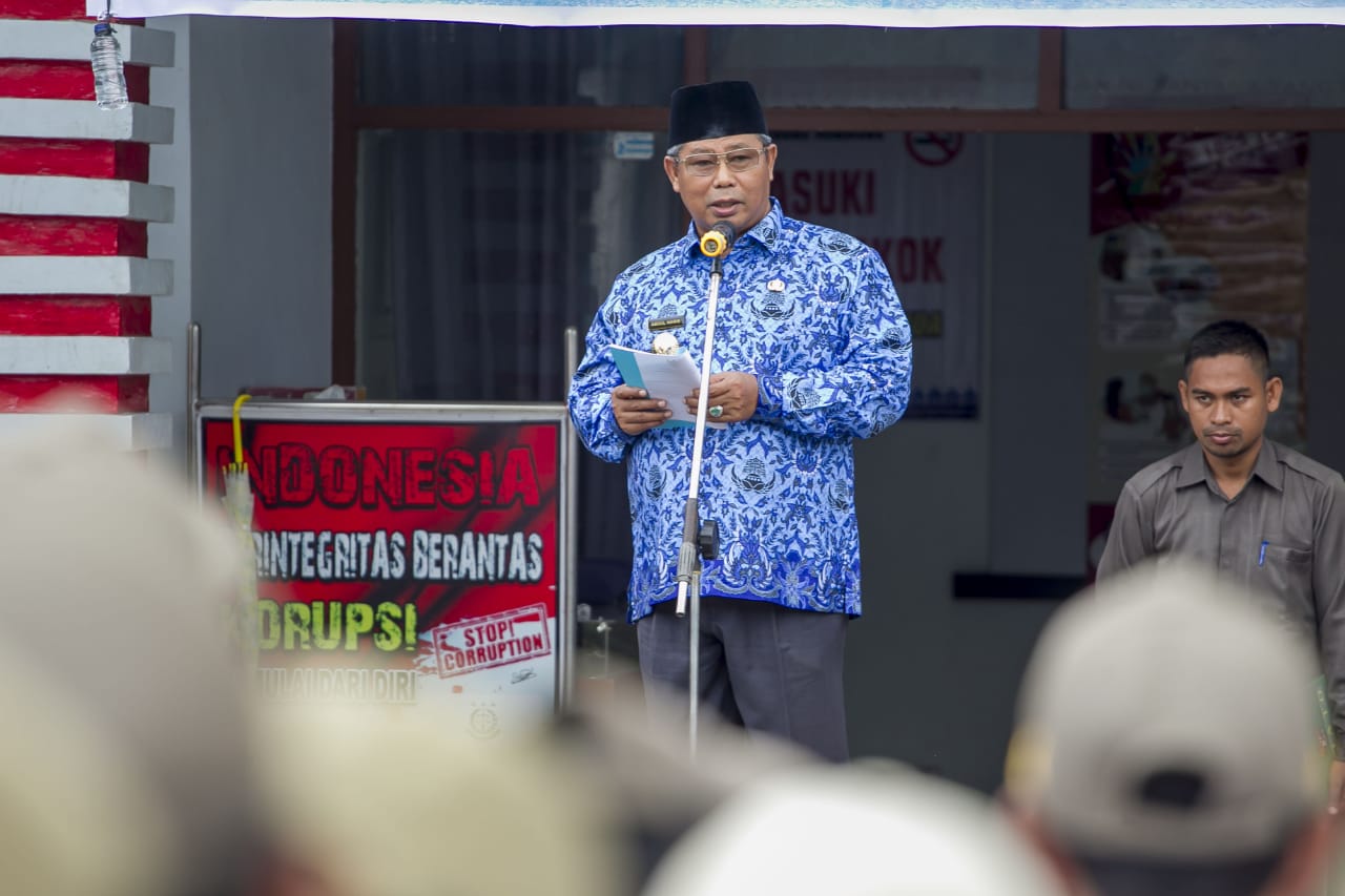 Bupati Anambas Pimpin Upacara Hari Nusantara di Lapangan Upacara Kantor Bupati Lama