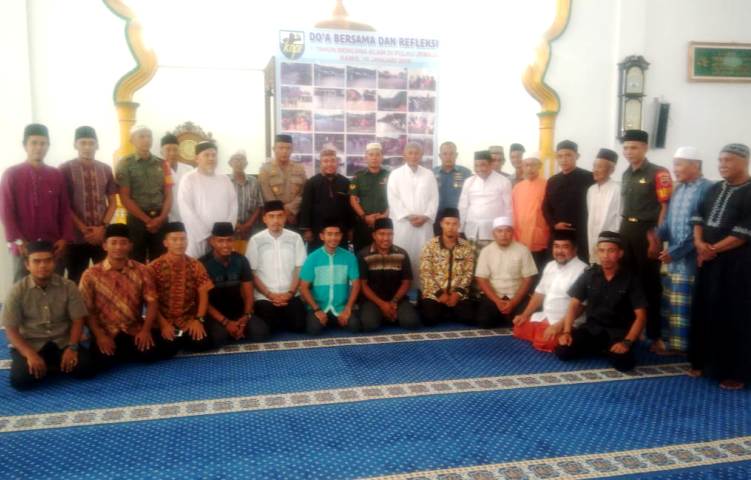 KNPI Jemaja Gelar Doa dan Refleksi atas Musibah Longsor Januari 2018 Lalu