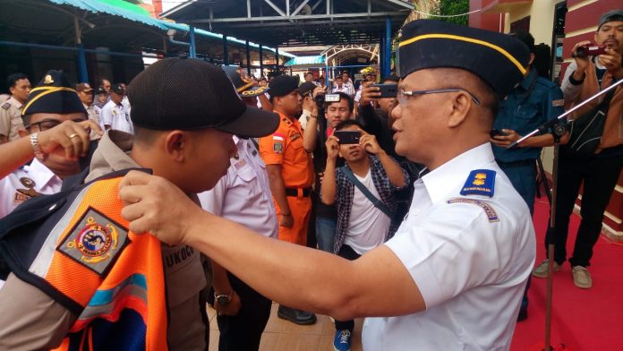 Apel Kesiapsiagaan Posko Mudik Lebaran Angkutan Laut KSOP Tanjungbalai Karimun