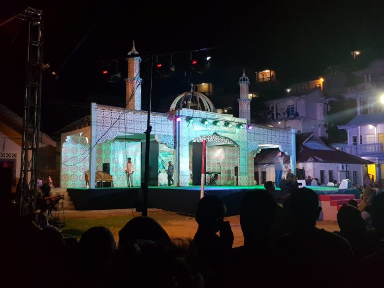 Malam Hiburan HUT Anambas ke 11 dan Sambut HUT Bhayangkara ke 73, TNI Polri Apel Bersama