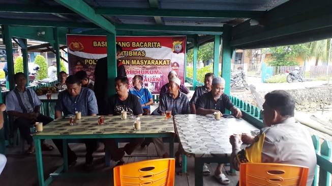 Basembang Bacarita Kamtibmas Polres Anambas Warga Usul Kapal Pukat hingga Aspal Jalan