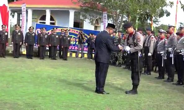 Pelayanan Menyentuh, Bupati Karimun Pimpin Upacara HUT Bhayangkara ke 73 tahun 2019