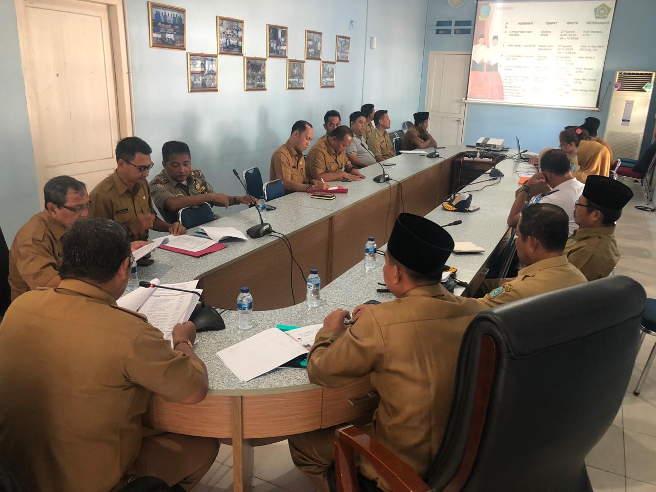 Bupati Kepulauan Anambas Pimpin Rapat Agenda Tahun Baru Islam 1441H/2019 M