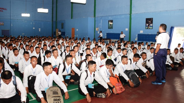 Inilah Wajah Wajah Calon Prajurit TNI AL 2019 di Lantamal IV Tanjungpinang