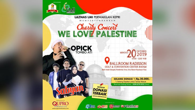 Besok, Opick & Nissa Sabyan Bakalan Hadir Di Radisson Dalam Tajuk Charity Concert We Love Palestine
