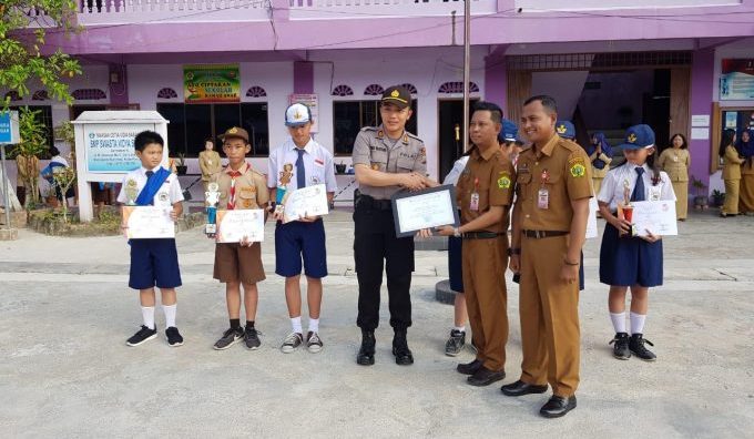 Kapolsek Karimun Himbau Pelajar Isi Waktu Luang Dengan Kegiatan Bermanfaat